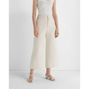Club Monaco Off-White Wide-Leg Trousers - NWT - Size 2